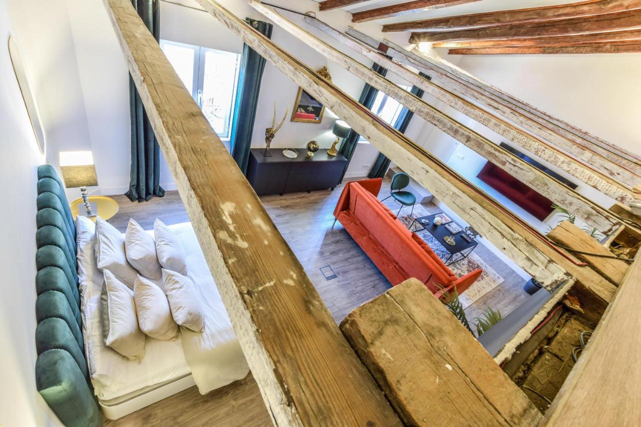 Ferienwohnung Gran Via Rustico -No Ascensor- Madrid Exterior foto